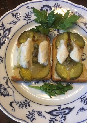 A picture of California Farm Trout in Aspic.