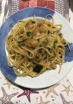 Foto di Pasta zucchine e gamberetti