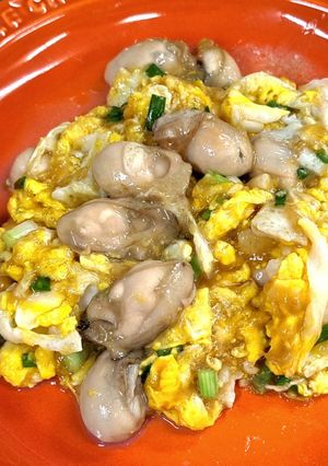A picture of Soft Oyster Omelet (Restaurant Style).