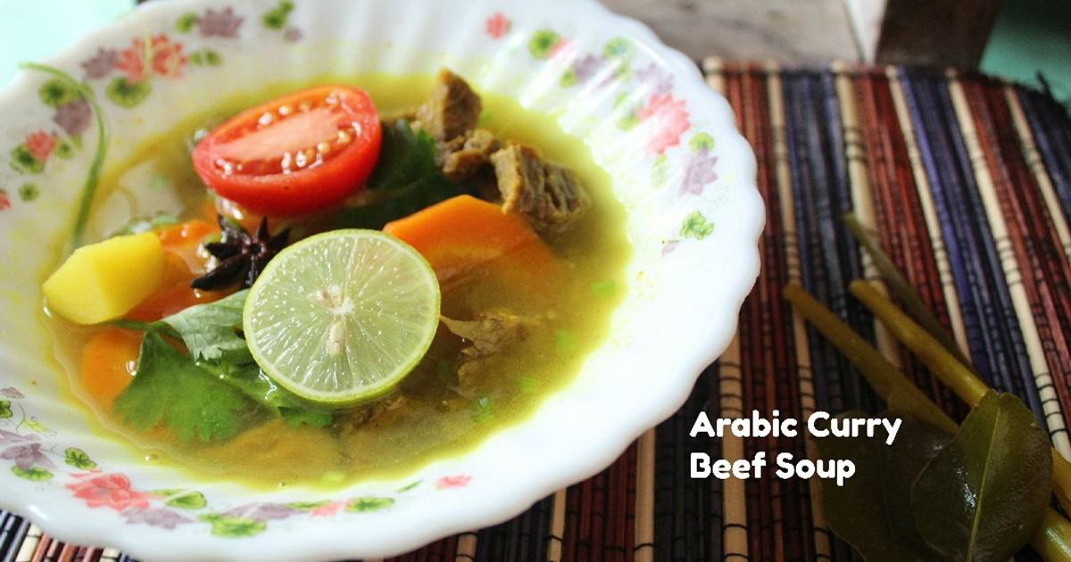  Resep  89 Arabic  Curry Beef Soup Sup Sapi Kari  Arab  oleh 