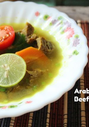 Foto resep 89. Arabic Curry Beef Soup (Sup Sapi Kari Arab)