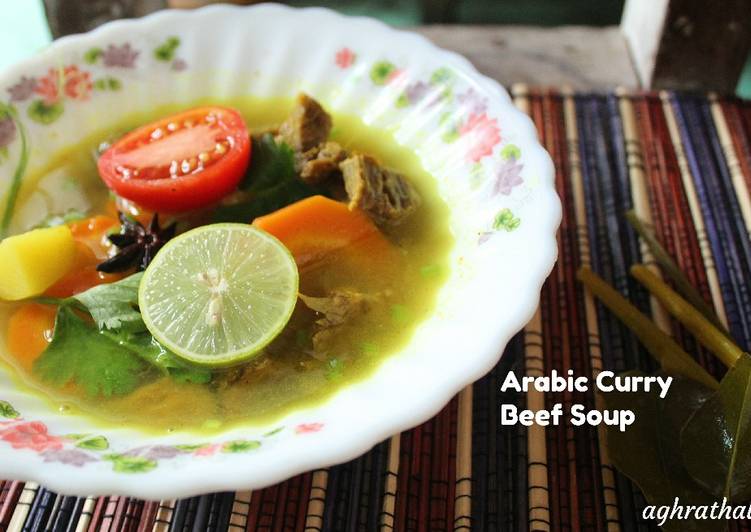 Resep 89. Arabic Curry Beef Soup (Sup Sapi Kari Arab), Enak