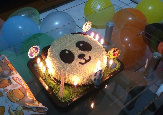 Resep Kue Ultah Panda Oleh Aethra Cookpad