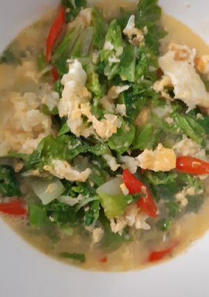 Foto resep Tumis Sawi Putih Telur
