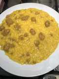 Risotto salsiccia e curcuma