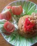 Mofongo con Camarones al Ajillo