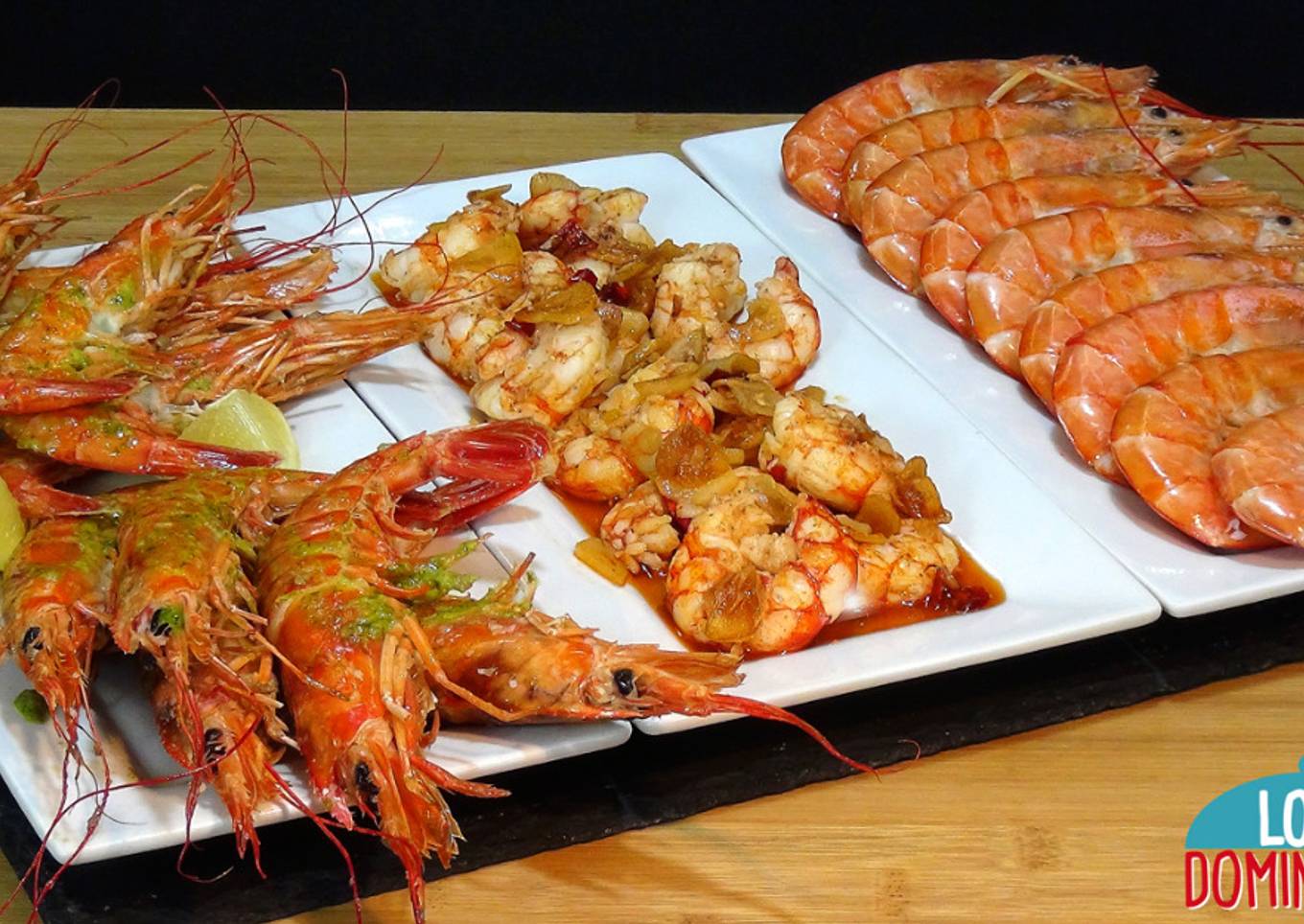 Las 3 mejores recetas de gambas para navidad o fin de año