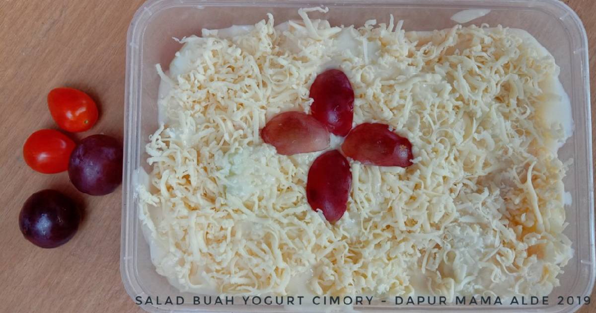 739 resep salad buah yoghurt cimory  enak dan sederhana 