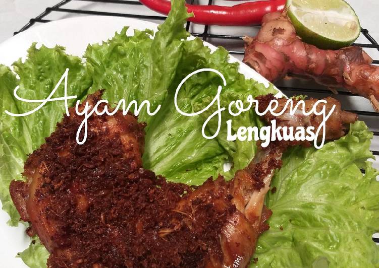 Resep Ayam Goreng Lengkuas, Menggugah Selera