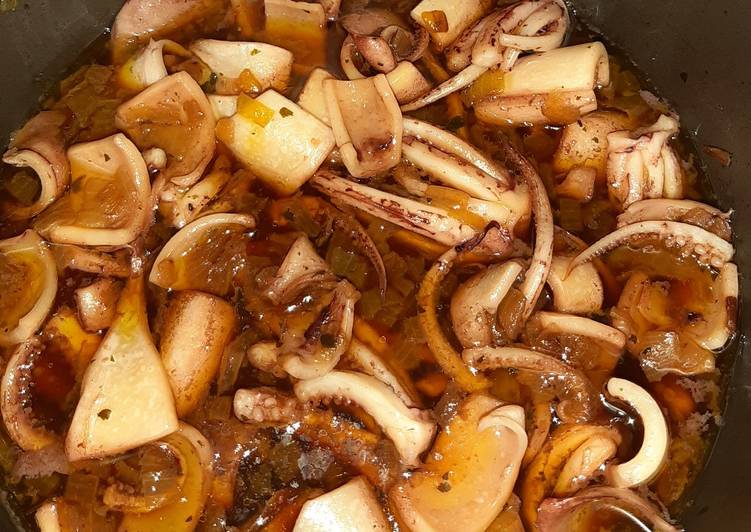 🦑Potarros guisados🍛