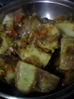 Una foto de Papas Colombianas con Guiso