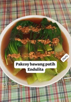 Foto resep Pakcoy bawang putih Endulita