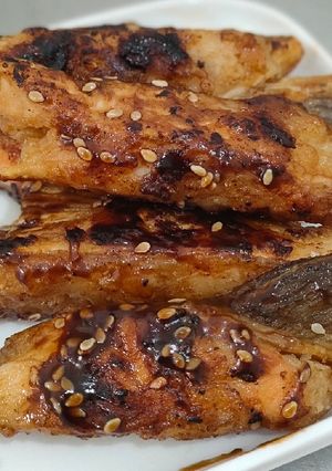 Foto resep Grilled salmon fin