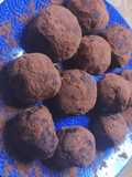 Chocolate Peanut and Chocolate Pistachio Truffles