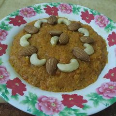A picture of Gajar ka halwa.