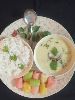 કઢી ભાત રેસીપી મુખ્ય ફોટો