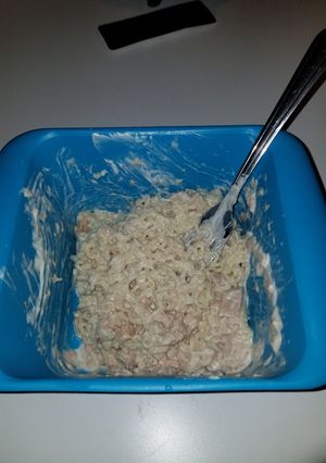 A picture of Tuna asserole "trashy edition".