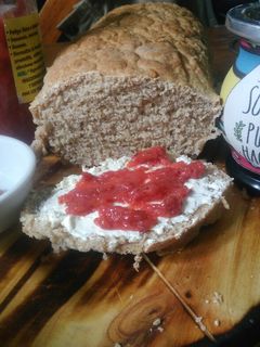 Una foto de Mermelada de frutilla🍓🍓 a la naranja🍊🍊 sin azúcar !!!