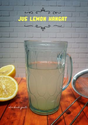 Foto resep Jus lemon hangat