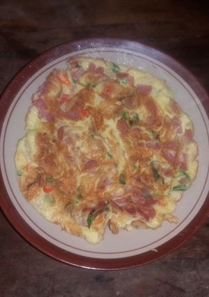 Foto resep Dadar telor bumbu