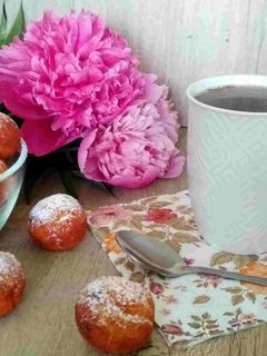 Фото Творожные пончики.
