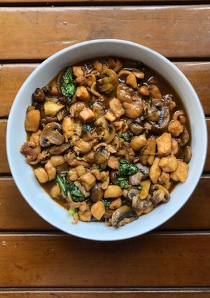 Foto resep Cah Ayam Jamur