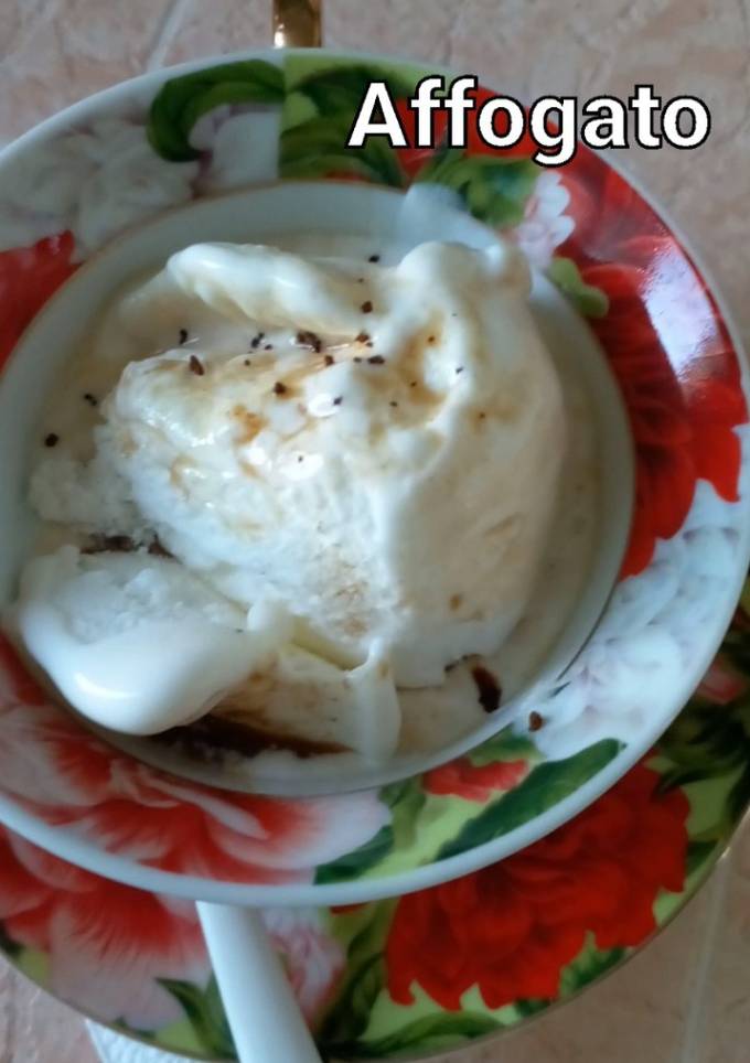 Афогато - кава з морозивом😋