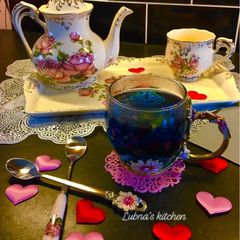 Butterfly Pea Flower Tea: A picture of Butterfly Pea Flower Tea:.