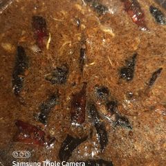 A picture of Pepper rasam.
