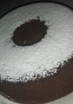 Una foto de Torta de chocolate en MICROONDAS !!