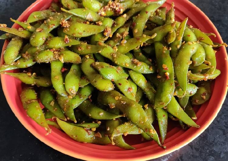 Steps to Make Any-night-of-the-week Spicy Edamame