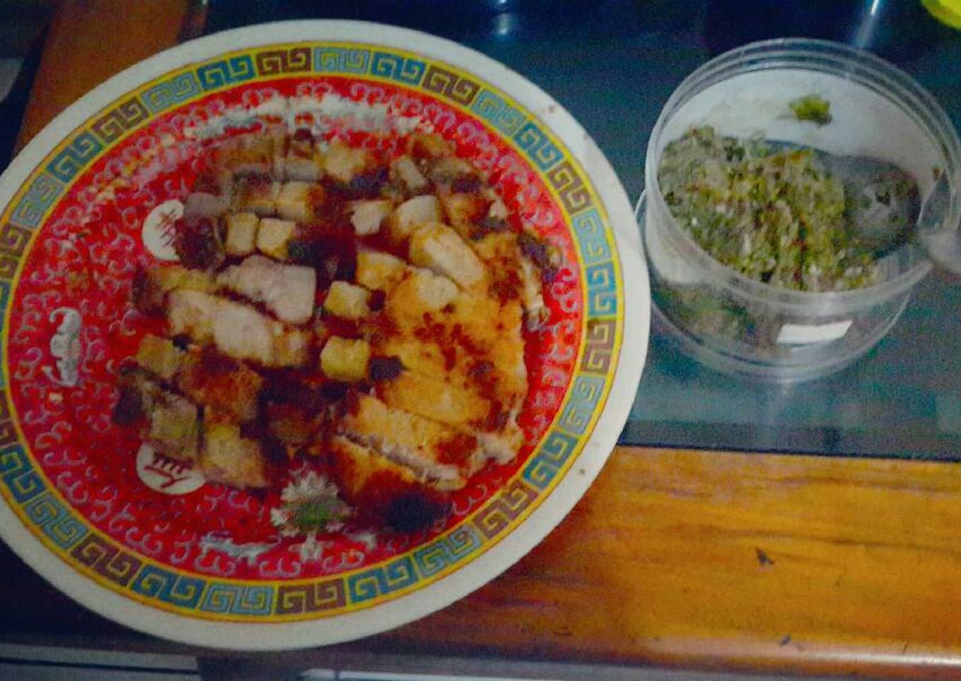 Babi Panggang Teflon dan Sambel Ijo Andaliman