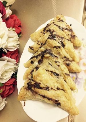 صورة لوصفة وصفة حلا عجينة السنبلة المقرمشة 🍫🍫