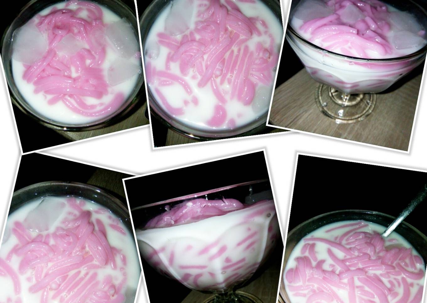 Yummy cendol kuah susu ala riana