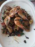 Udang dan Tahu masak Tausi Hitam