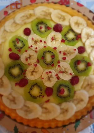 Gyümölcstorta 1 tojásból recept fotója