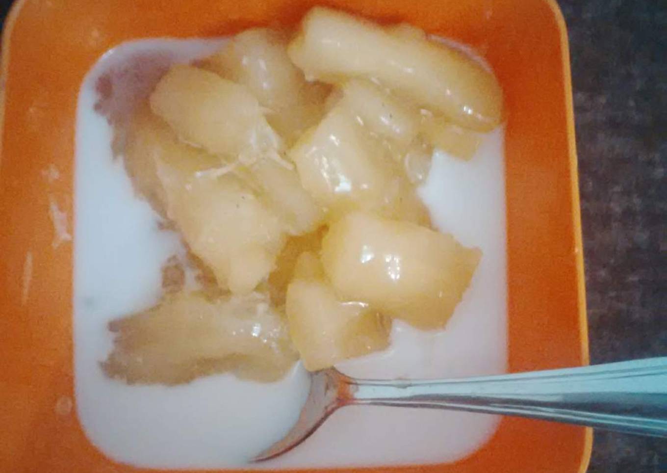 Singkong Thailand dengan santan Mentah Sehat