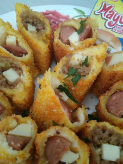 Foto resep Roti sosis krenyess