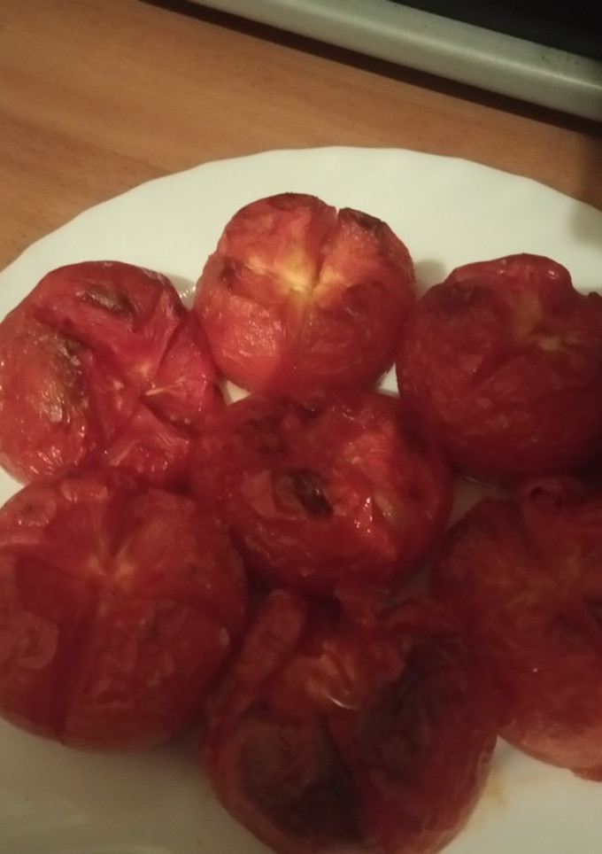 Una foto de Tomates asados al horno