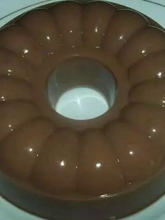 Foto resep Puding coklat ceres vla susu