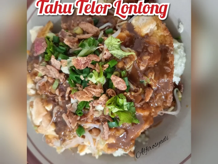 Cara Gampang Membikin Resep Tahu telur lontong yang Sempurna Anti Ribet, Mantap