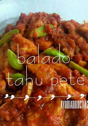 Foto resep Balado tahu pete