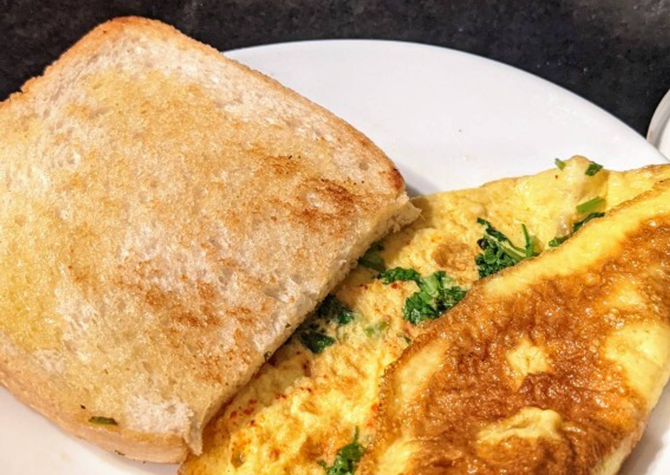 Egg Omelette Toast