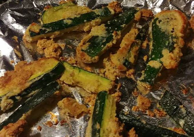 Recipe of Any-night-of-the-week Parmesan zucchini fries with spicy appetizer dipping sauce