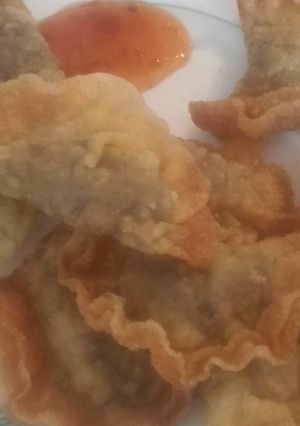 Foto resep Wonton/pangsit goreng vegetarian