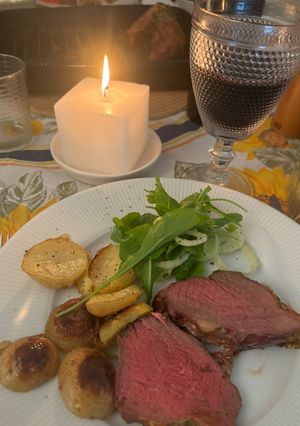 Una foto de Colita de cuadril al horno con hierbas aromáticas