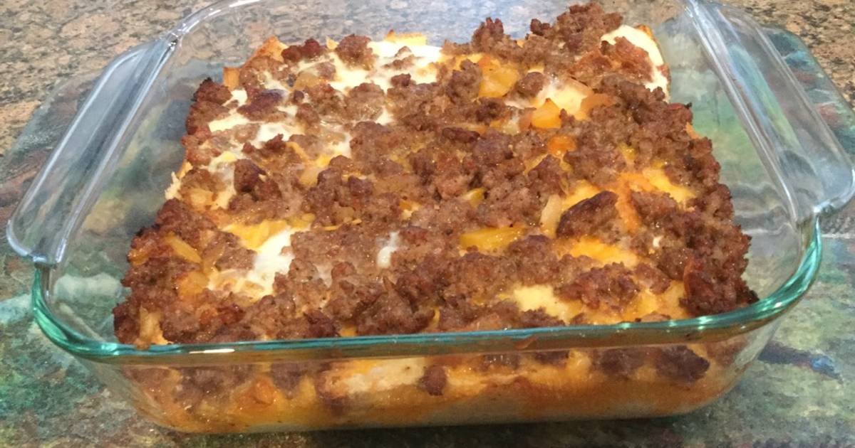 Egg and sausage soufflé Recipe by Diane Bader Cookpad