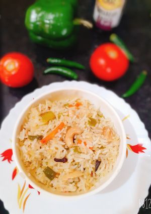 A picture of Chinese Veg fried rice.