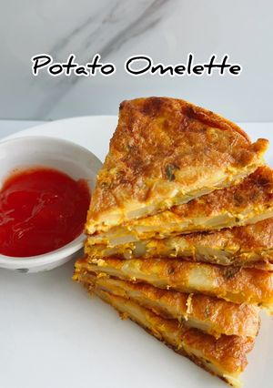 Foto resep Potato Omelette