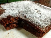 Una foto de torta de cacao amargo